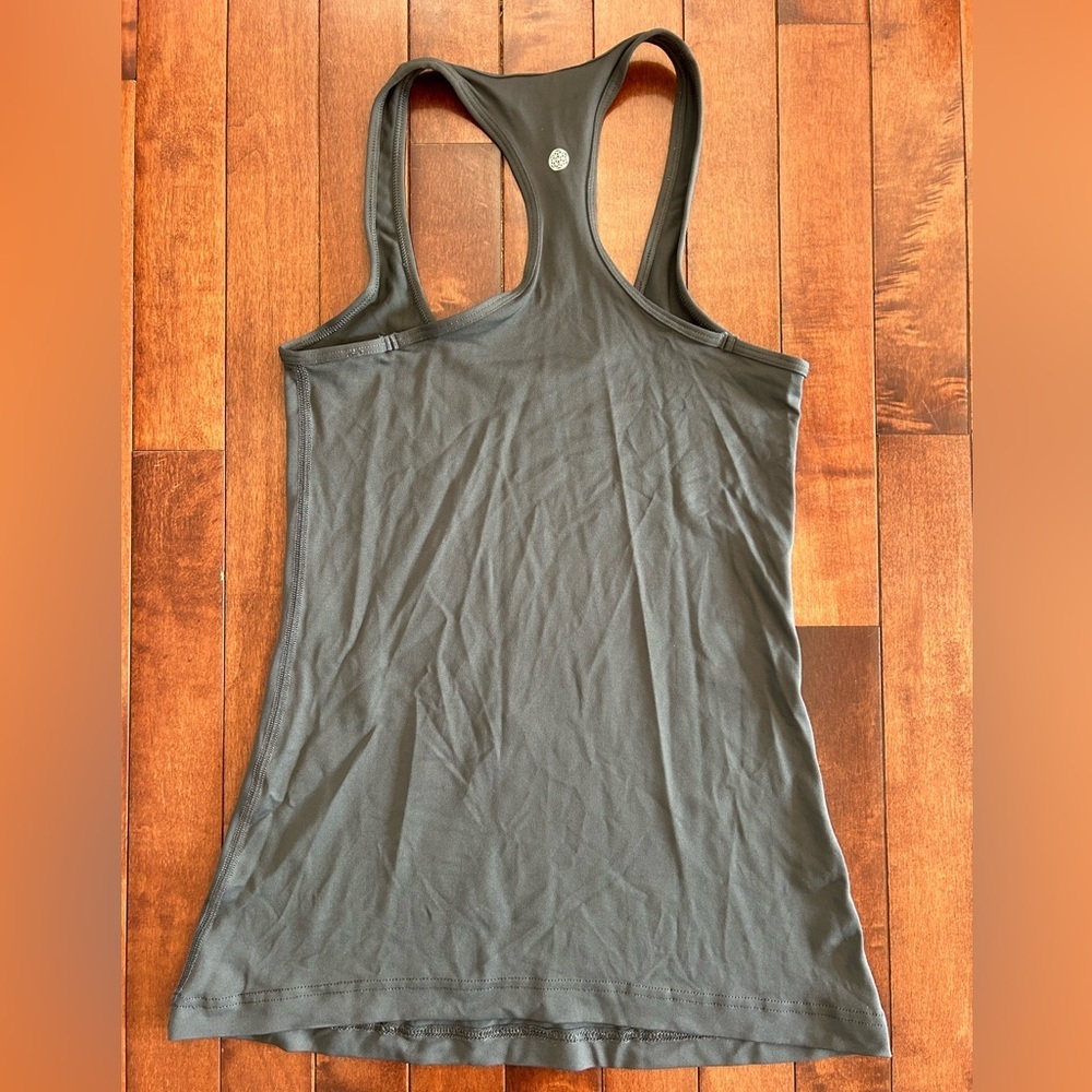 Gray FitCulture Threads Racerback Tank Top Size 4 reg - Picture 3 of 3